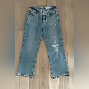AG denim Kinsley high rise pop crop size 27